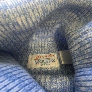 Periwinkle Size 1X Knit Turtleneck